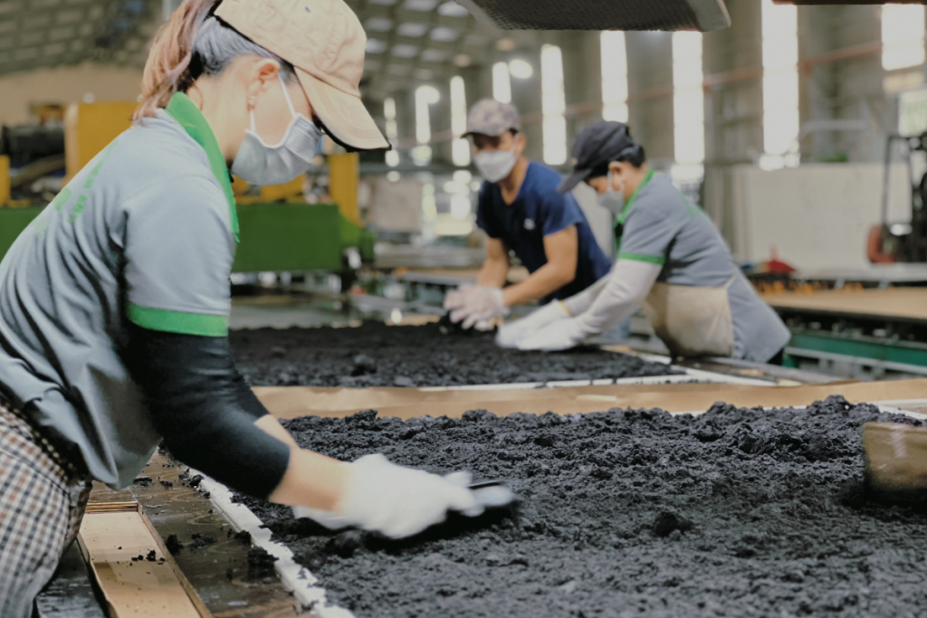 LUX's countertop is made from 90% natural quartz sand