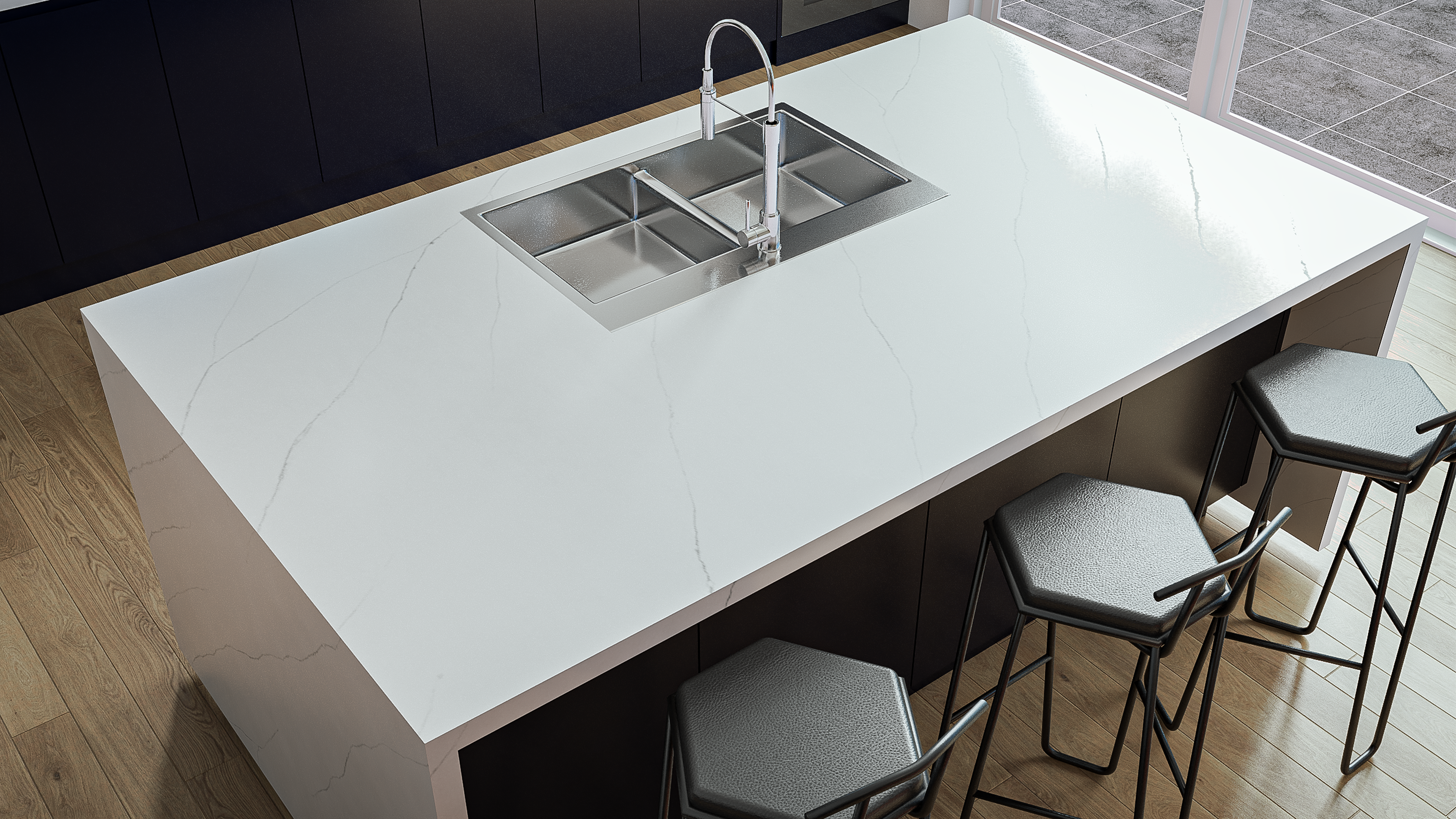 artificial quartz countertop- LUX