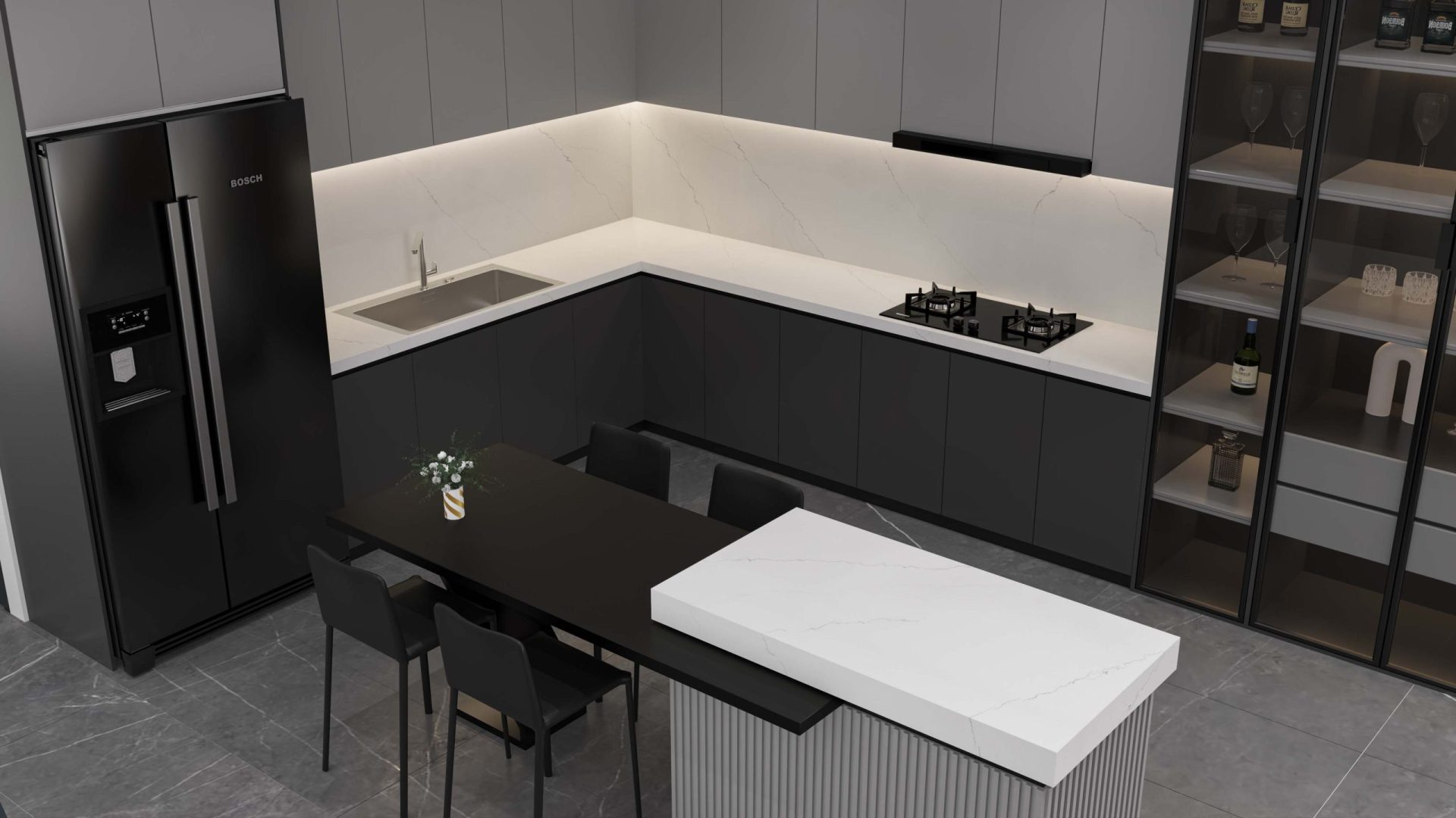 artificial quartz countertop- LUX