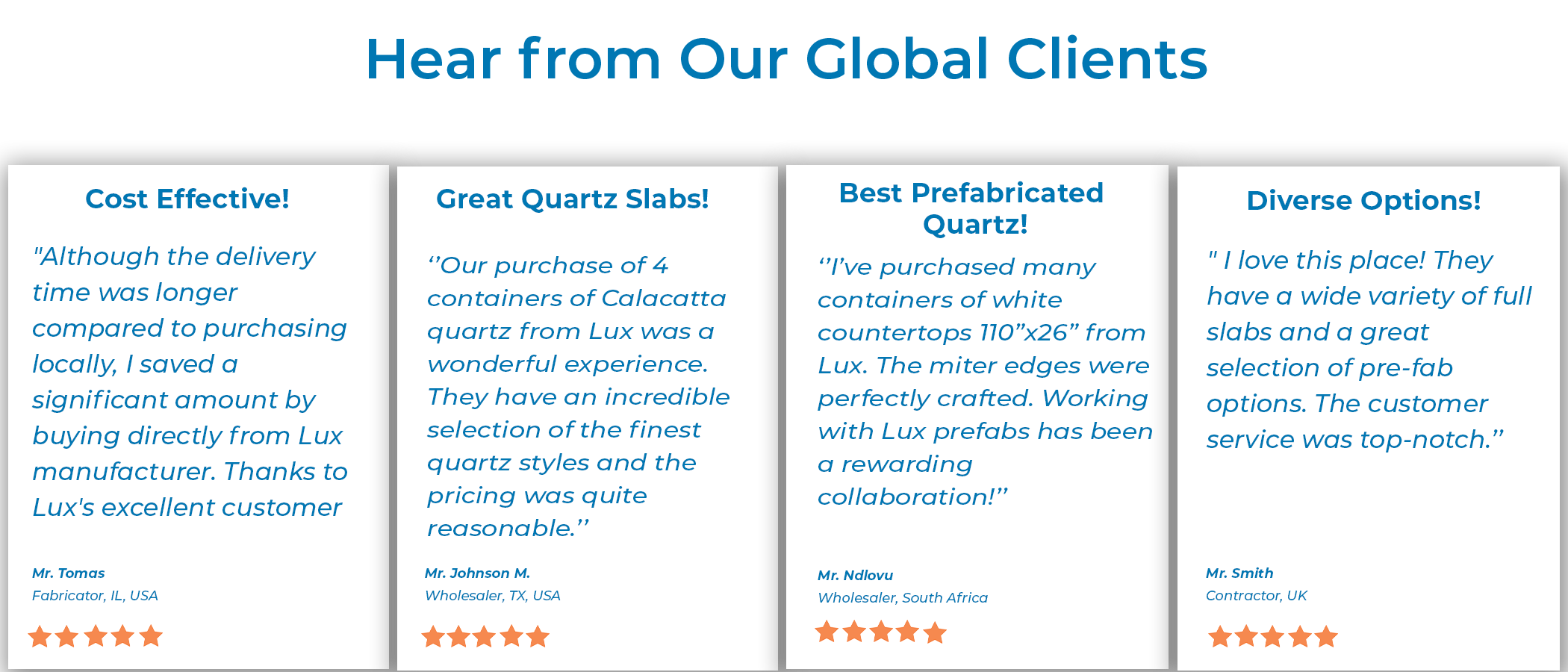 review lux quartz slabs