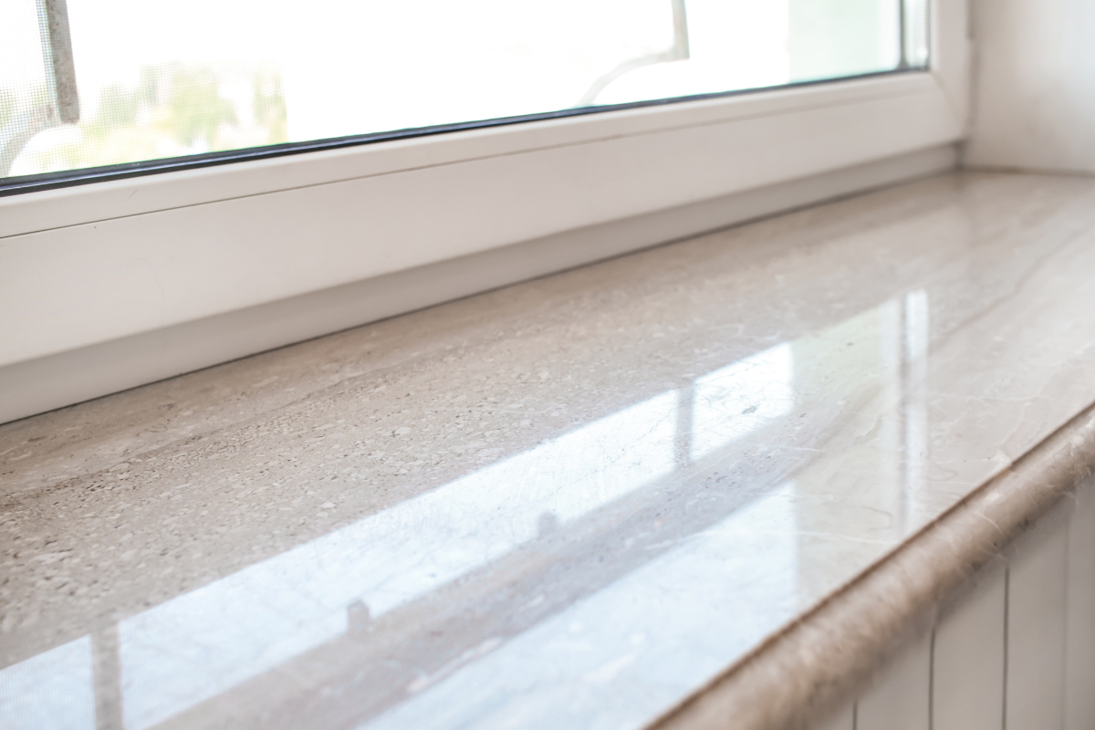 ốp đá bệ cửa sổ giúp tăng tính thẩm mỹ