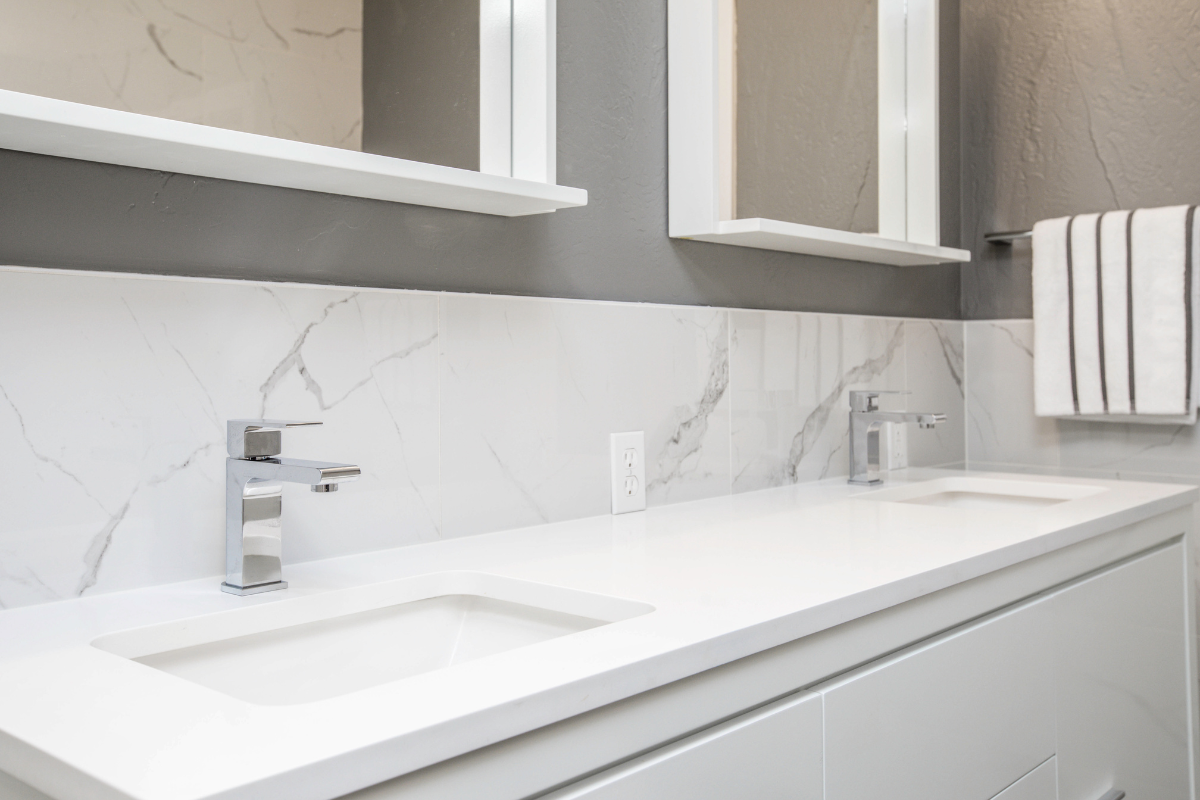 Kích thước bàn đá lavabo tiêu chuẩn