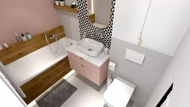 Một số mẫu thiết kế phòng tắm 2m² đẹp, sang trọng