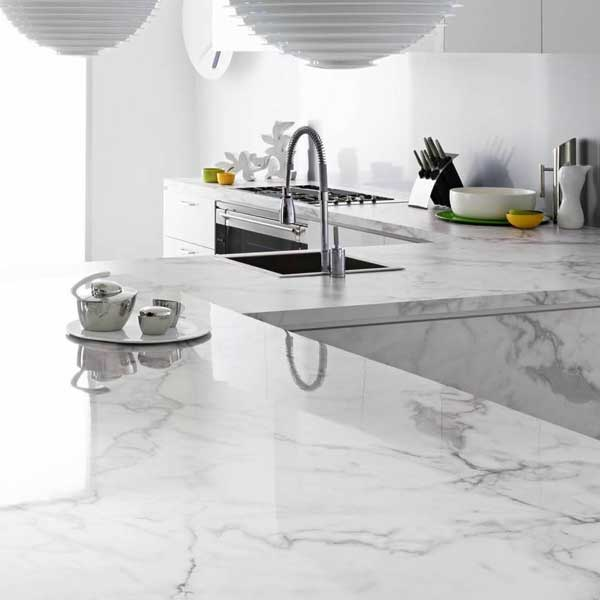 Đá trắng sứ vân mây tự nhiên