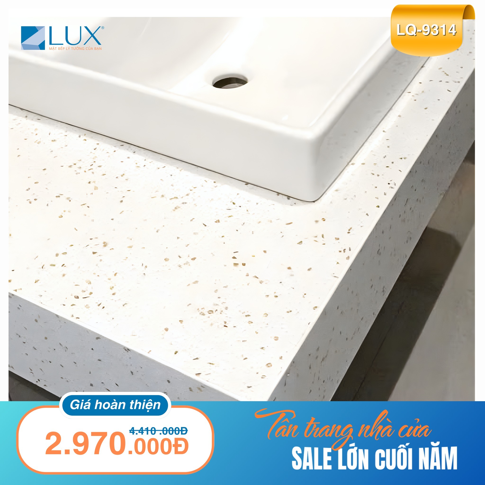 Tân trang nhà cửa, Sale lớn cuối năm cùng Lux Quartz