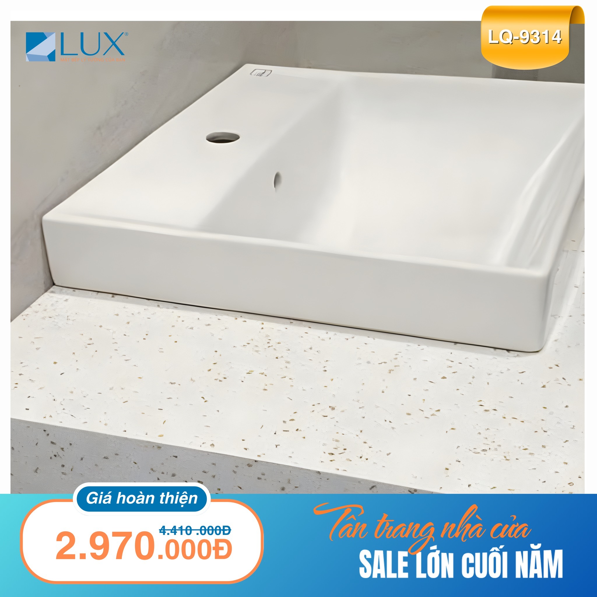 Tân trang nhà cửa, Sale lớn cuối năm cùng Lux Quartz