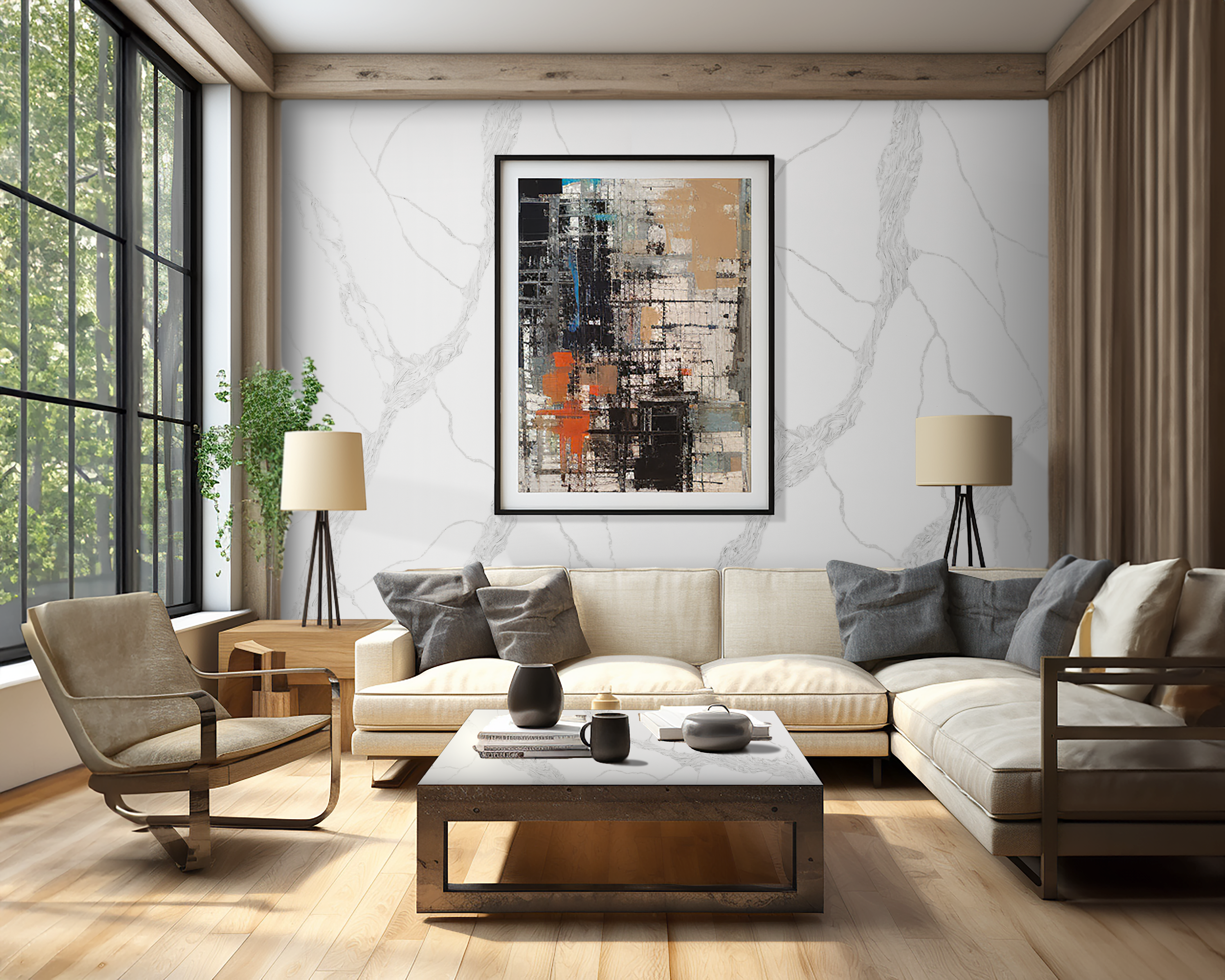 cách chọn vật liệu nội thất cho phòng khách