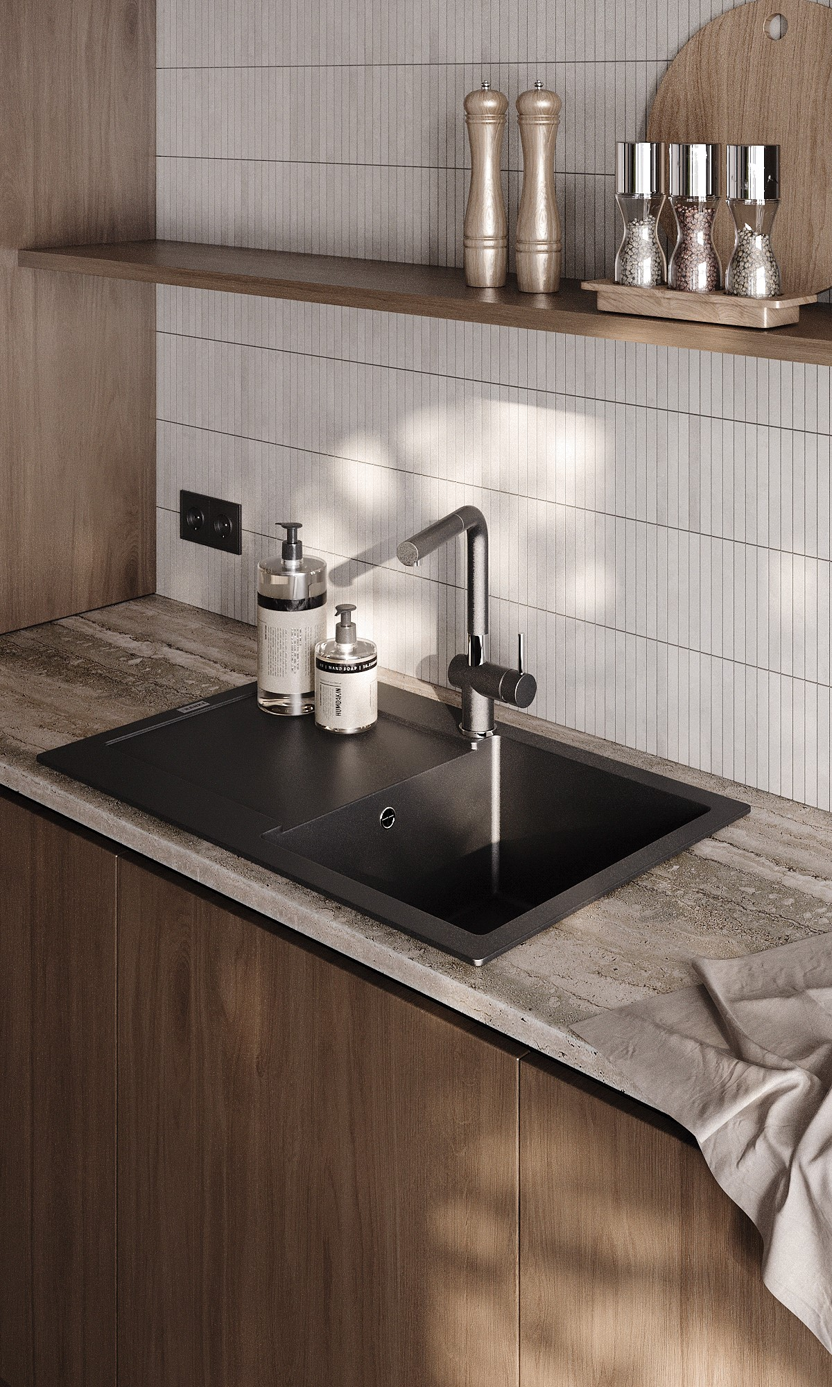 Gạch Mosaic ốp bếp