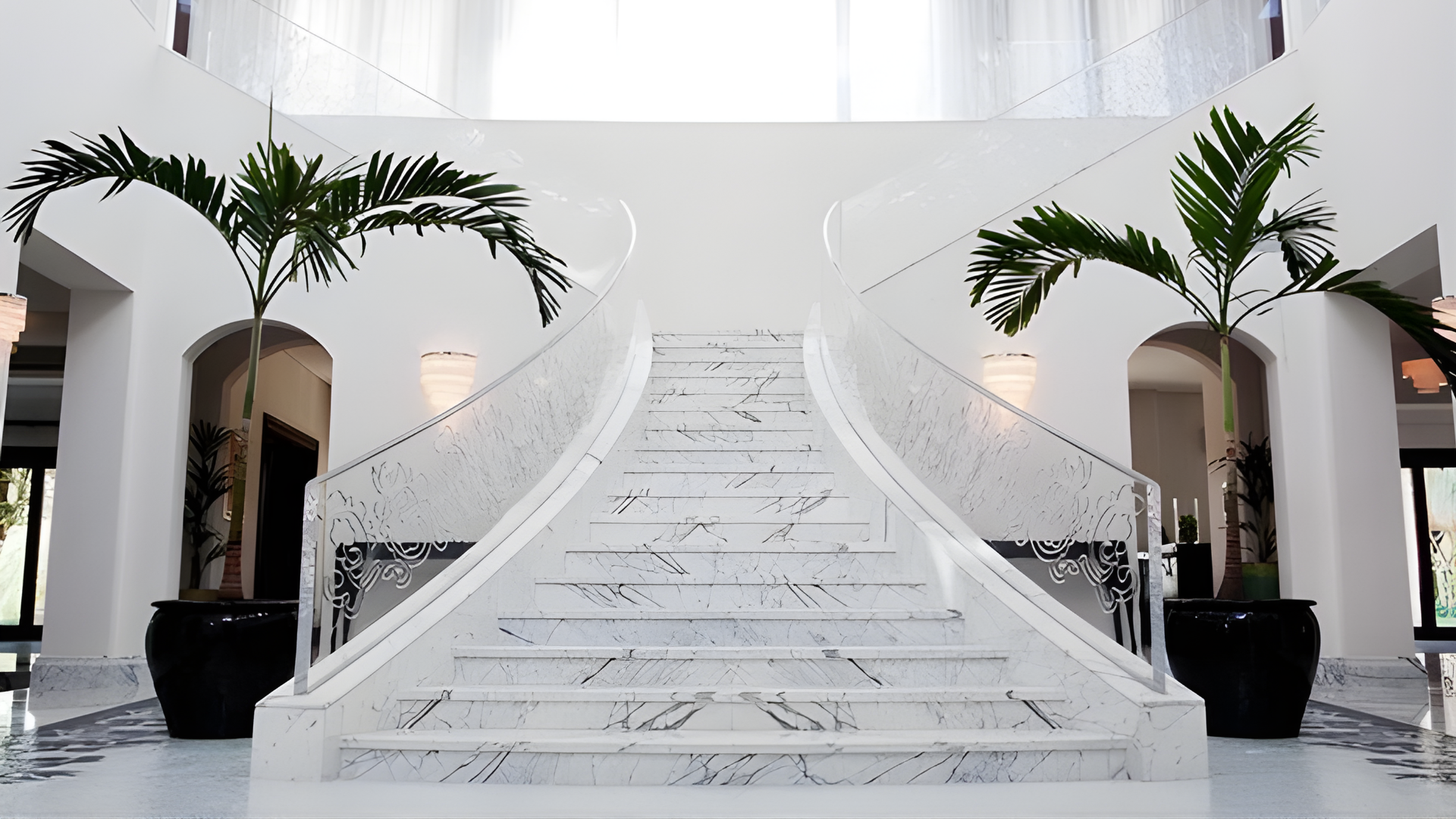 đá tự nhiên ốp cầu thang