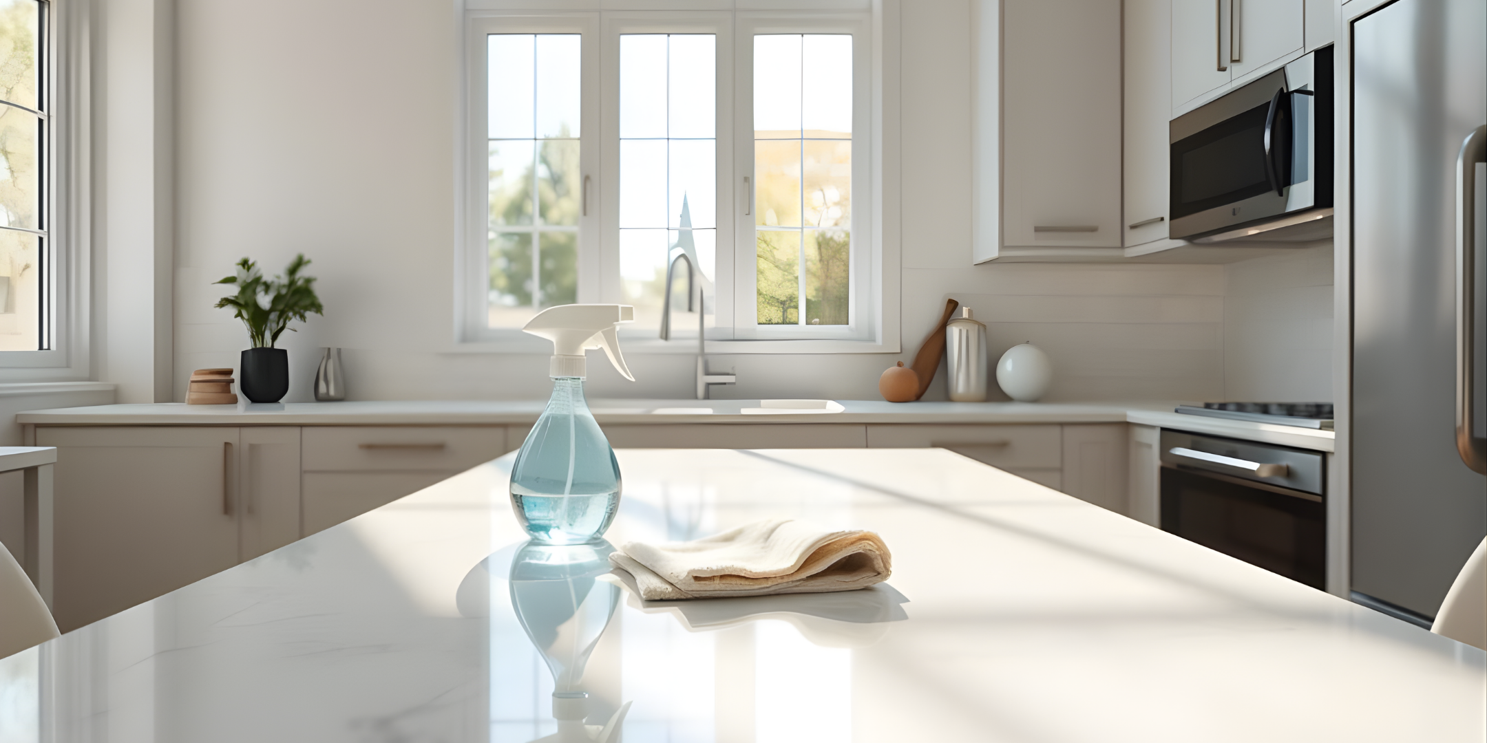 how to clean quartz and quartzite countertops