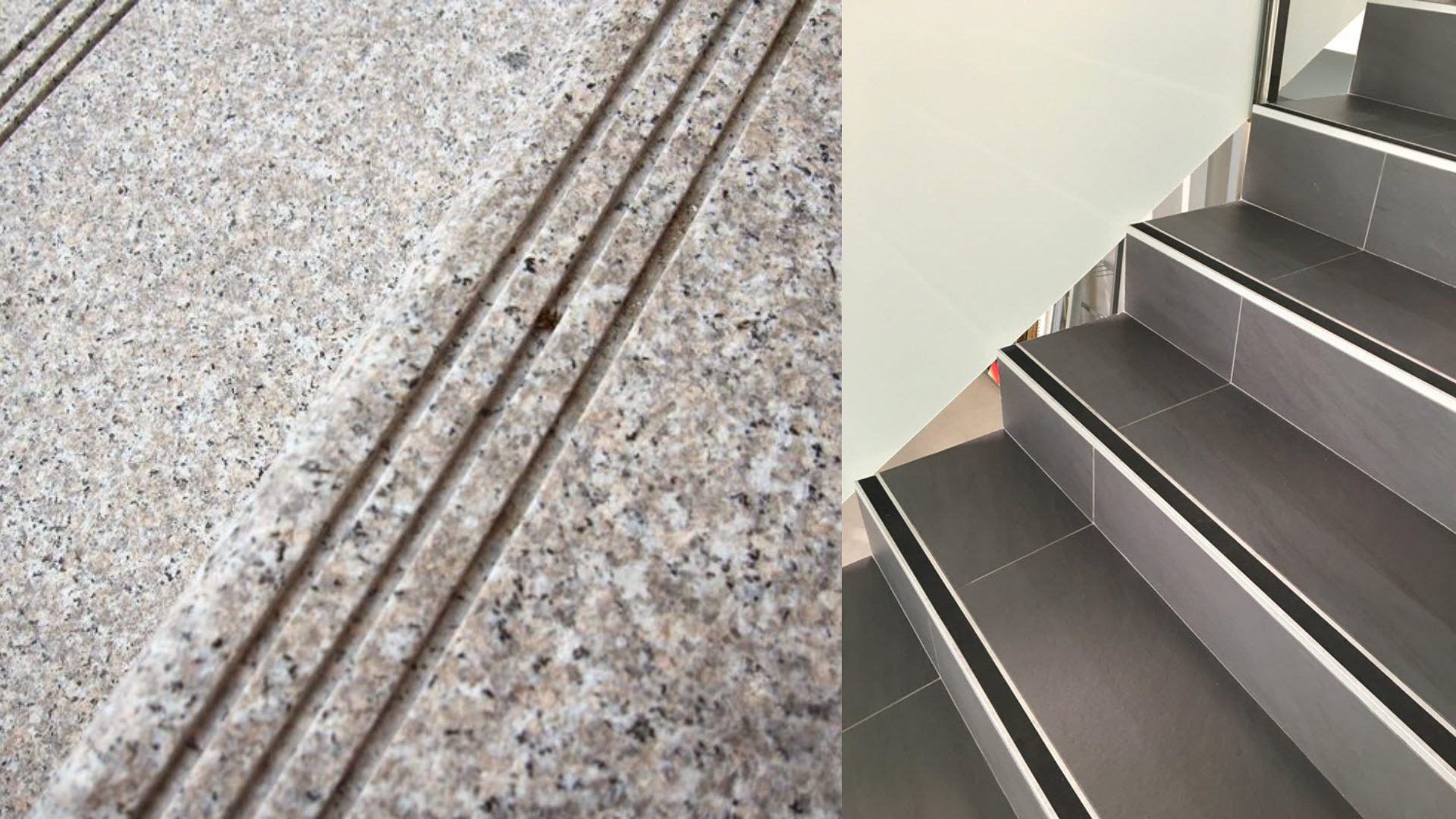 rãnh chống trượt nẹp chống trượt bậc cầu thang