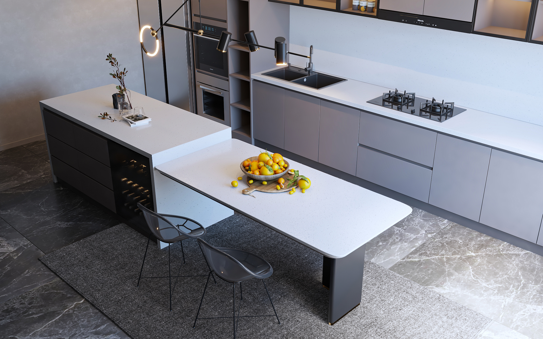 quartz countertop thickness