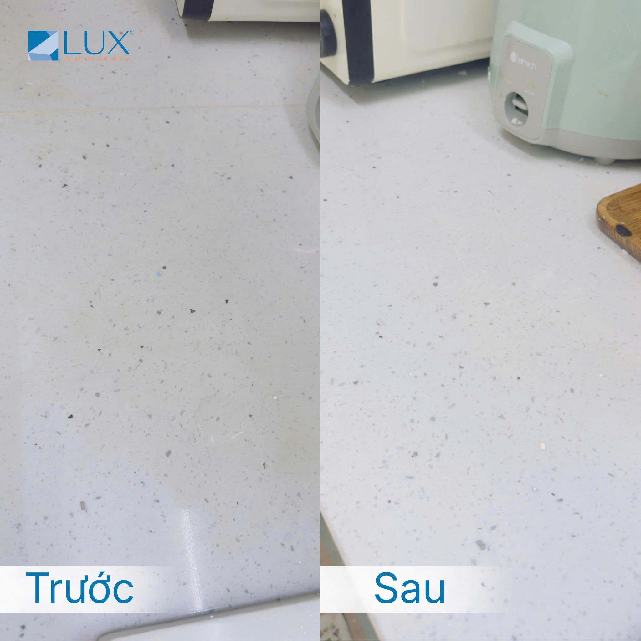 Yên tâm sử dụng đá Lux với chính sách bảo hành 12 năm