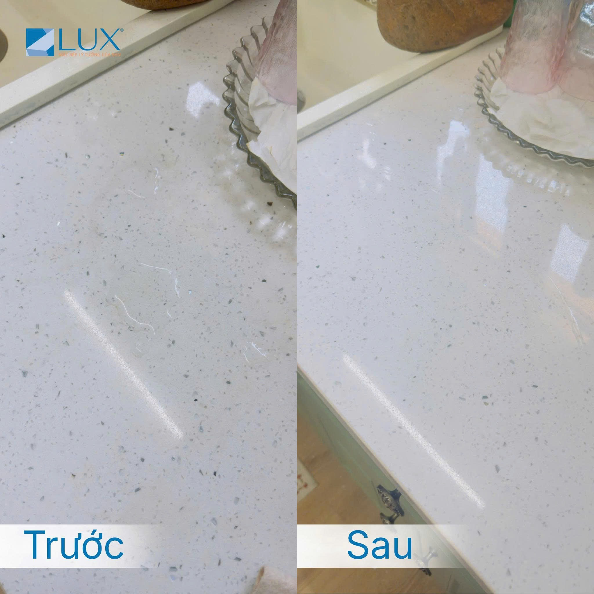 Yên tâm sử dụng đá Lux với chính sách bảo hành 12 năm