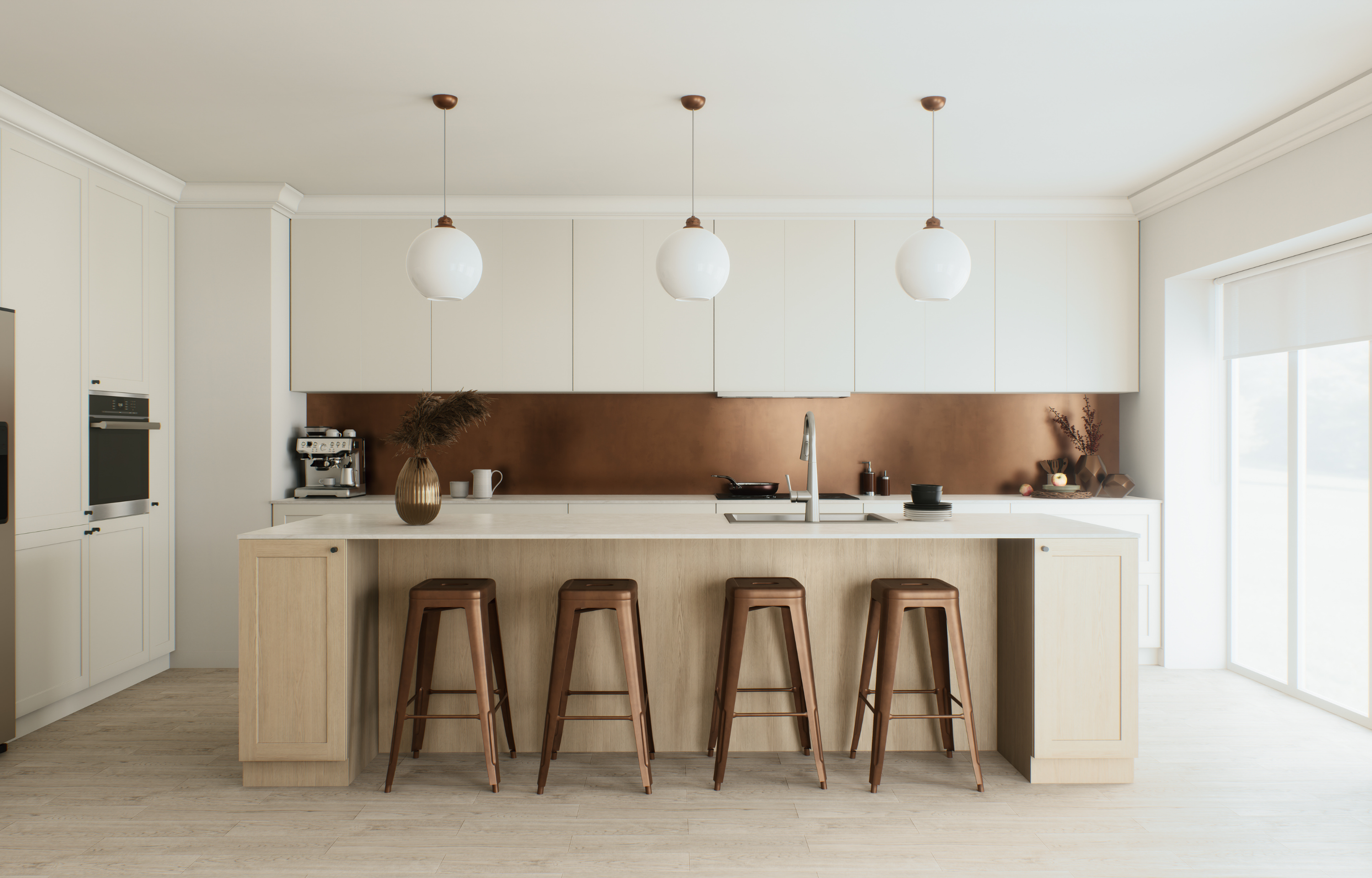 kitchen island with seating